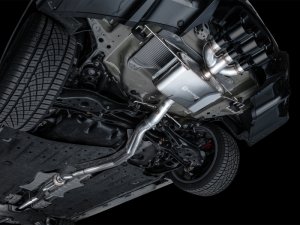 Acura Integra Performance Exhaust - AWE Tuning - Cat Back Touring - Triple Diamond Black - 2024+